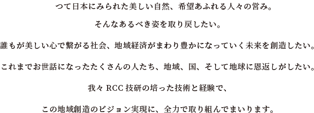 代表取締役挨拶